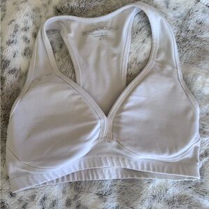 Beyond Yoga White Sports Bra